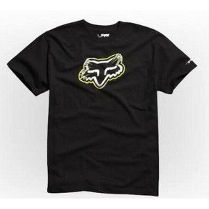 NWT Fox Racing Kids Spiked Black T-Shirt